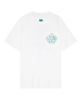 FLÂNEUR HAPPY FLOWER T-SHIRT WIT