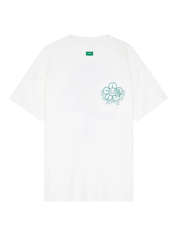 FLÂNEUR HAPPY FLOWER T-SHIRT WIT