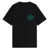 FLÂNEUR HAPPY FLOWER T-SHIRT ZWART