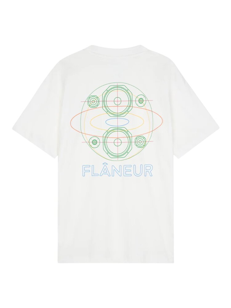 FLÂNEUR SPEAKER T-SHIRT WIT