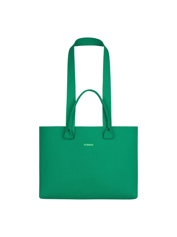 FLÂNEUR KNITTED TOTE BAG GROEN