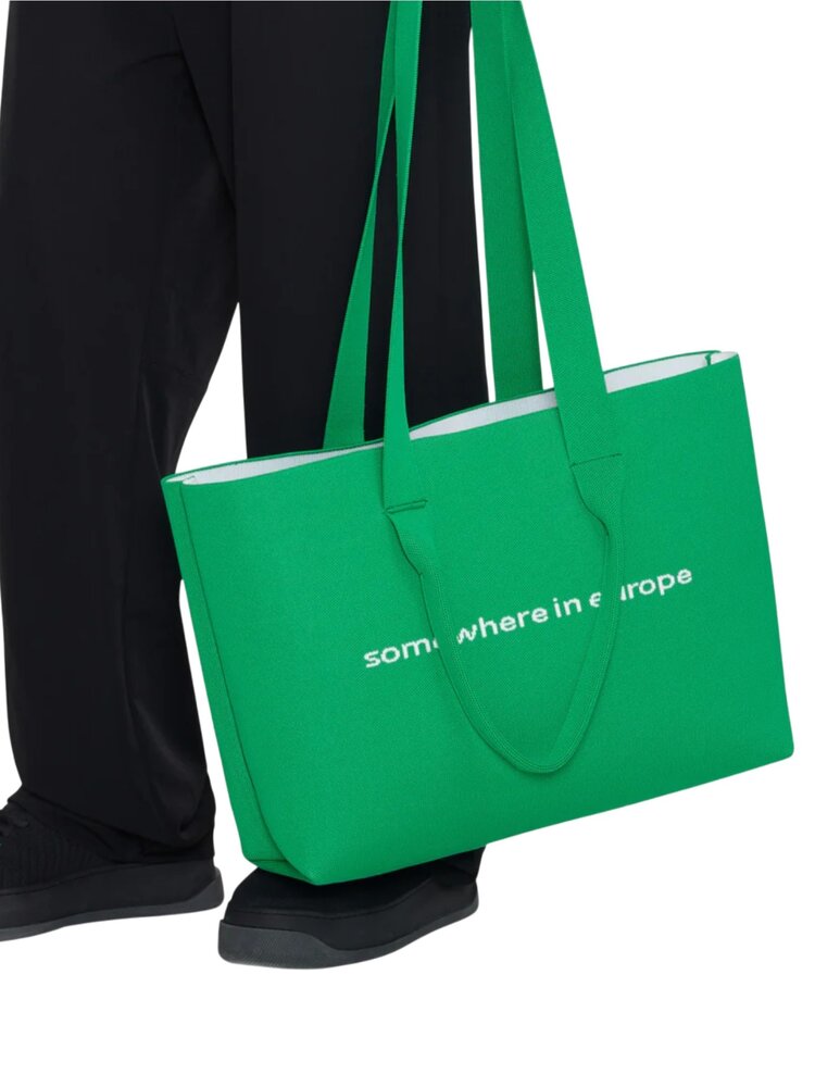FLÂNEUR KNITTED TOTE BAG GROEN
