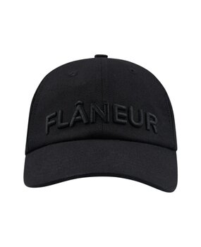 FLÂNEUR LOGO CAP ZWART