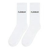 FLÂNEUR LOGO SOKKEN WIT