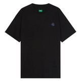 FLÂNEUR RUBBER BLOSSOM T-SHIRT ZWART