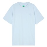 FLÂNEUR RUBBER BLOSSOM T-SHIRT LICHTBLAUW