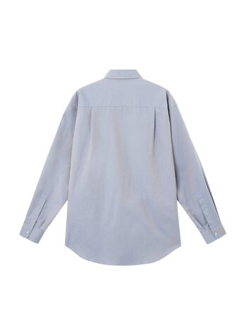 Stone Island STONE ISLAND MARINA ORGANIC OXFORD COTTON SHIRT BLAUW