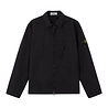 STONE ISLAND SUPIMA COTTON TWILL STRETCH-TC OVERSHIRT ZWART STONE ISLAND SUPIMA COTTON TWILL STRETCH-TC OVERSHIRT ZWART