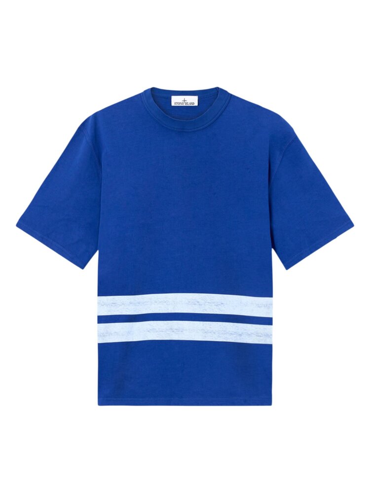 Stone Island STONE ISLAND MARINA ORGANIC COTTON T-SHIRT BLAUW