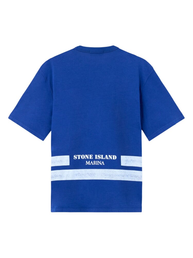 Stone Island STONE ISLAND MARINA ORGANIC COTTON T-SHIRT BLAUW