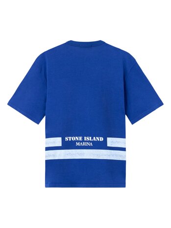 Stone Island STONE ISLAND MARINA ORGANIC COTTON T-SHIRT BLAUW