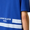 STONE ISLAND MARINA ORGANIC COTTON T-SHIRT BLAUW STONE ISLAND MARINA ORGANIC COTTON T-SHIRT BLAUW