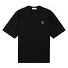 STONE ISLAND ORGANIC COTTON T-SHIRT ZWART