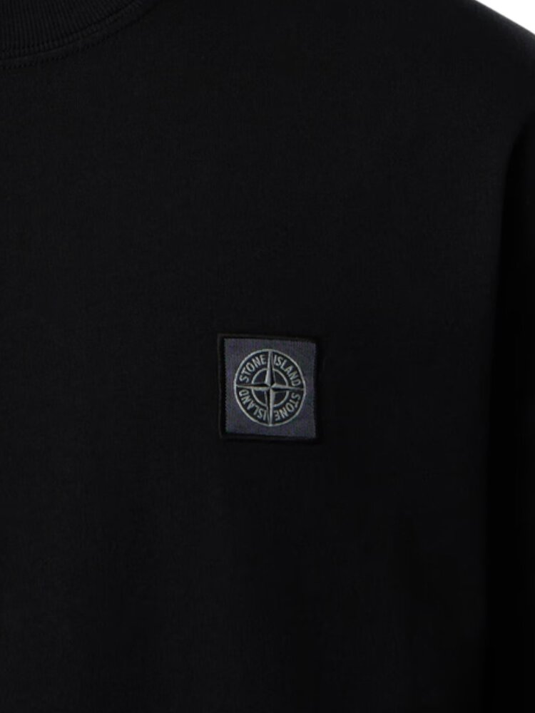 Stone Island STONE ISLAND ORGANIC COTTON T-SHIRT ZWART