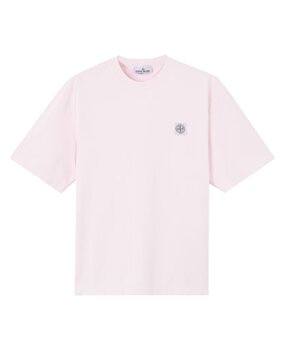 Stone Island STONE ISLAND ORGANIC COTTON T-SHIRT ROZE