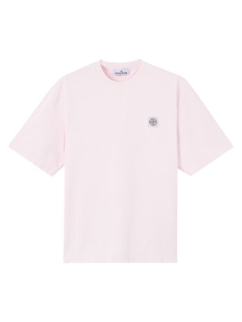 Stone Island STONE ISLAND ORGANIC COTTON T-SHIRT ROZE
