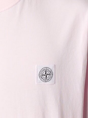 Stone Island STONE ISLAND ORGANIC COTTON T-SHIRT ROZE