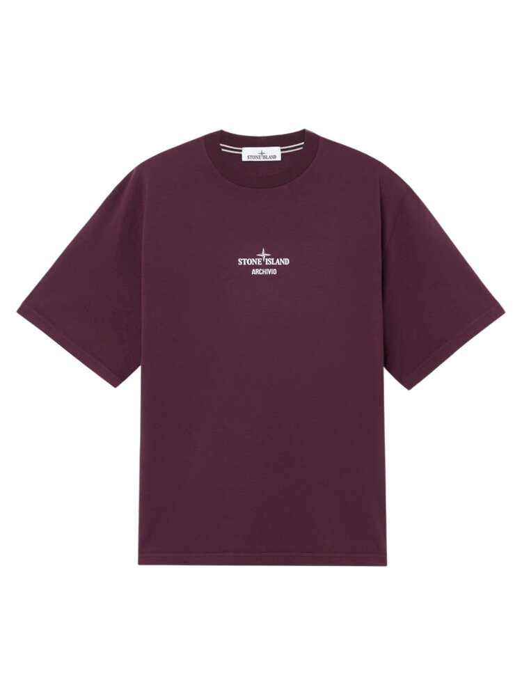 STONE ISLAND ARCHIVIO T-SHIRT AMARANTH PAARS
