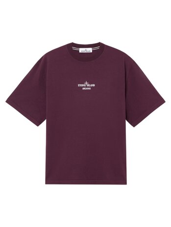 STONE ISLAND ARCHIVIO T-SHIRT AMARANTH PAARS