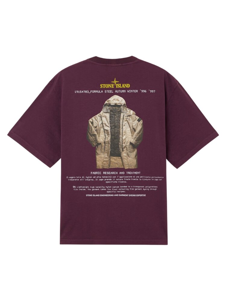 Stone Island STONE ISLAND ARCHIVIO T-SHIRT AMARANTH PAARS