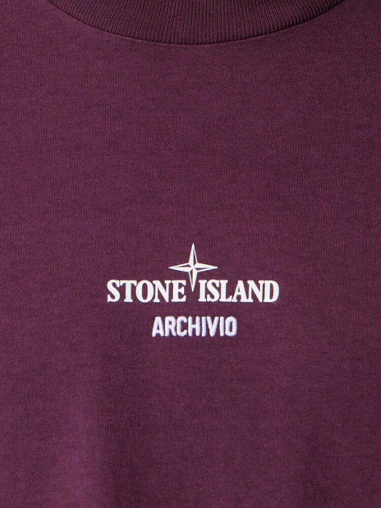 STONE ISLAND ARCHIVIO T-SHIRT AMARANTH PAARS