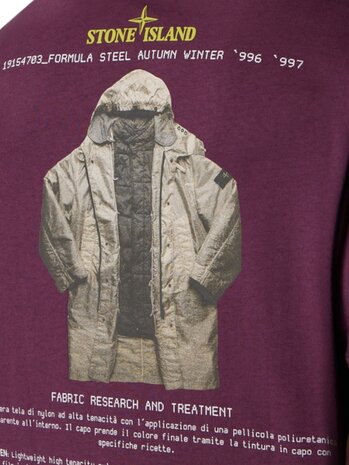 Stone Island STONE ISLAND ARCHIVIO T-SHIRT AMARANTH PAARS