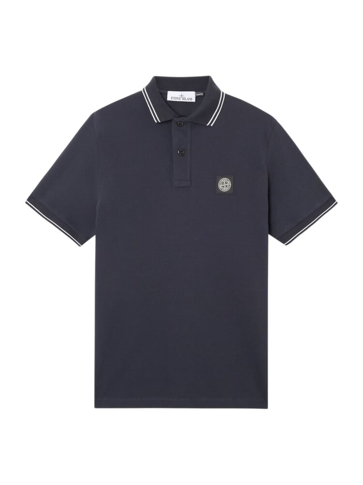 Stone Island STONE ISLAND ORGANIC COTTON POLO MARINE