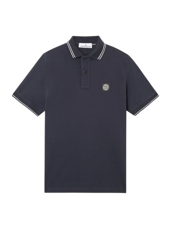 Stone Island STONE ISLAND ORGANIC COTTON POLO MARINE