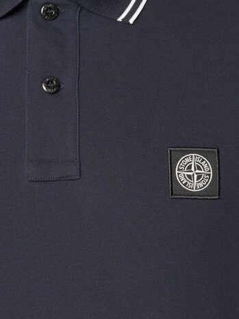 Stone Island STONE ISLAND ORGANIC COTTON POLO MARINE