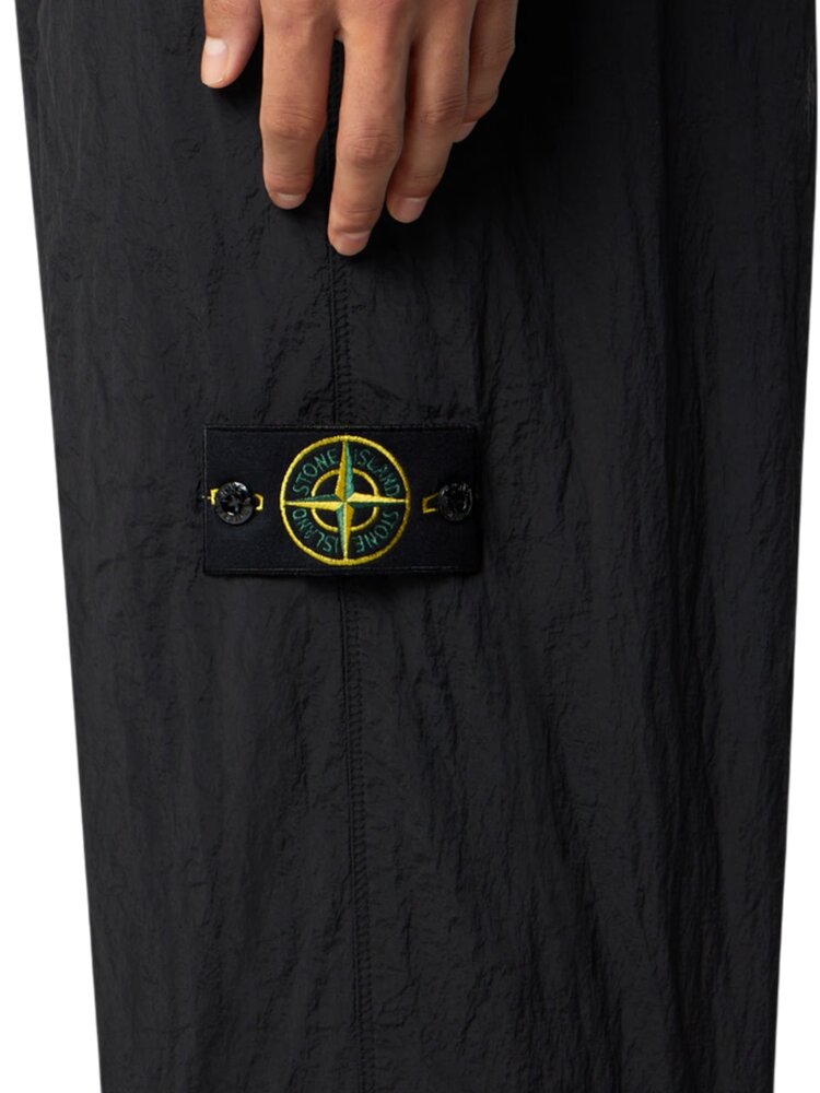 STONE ISLAND NYLON METAL BROEK ZWART