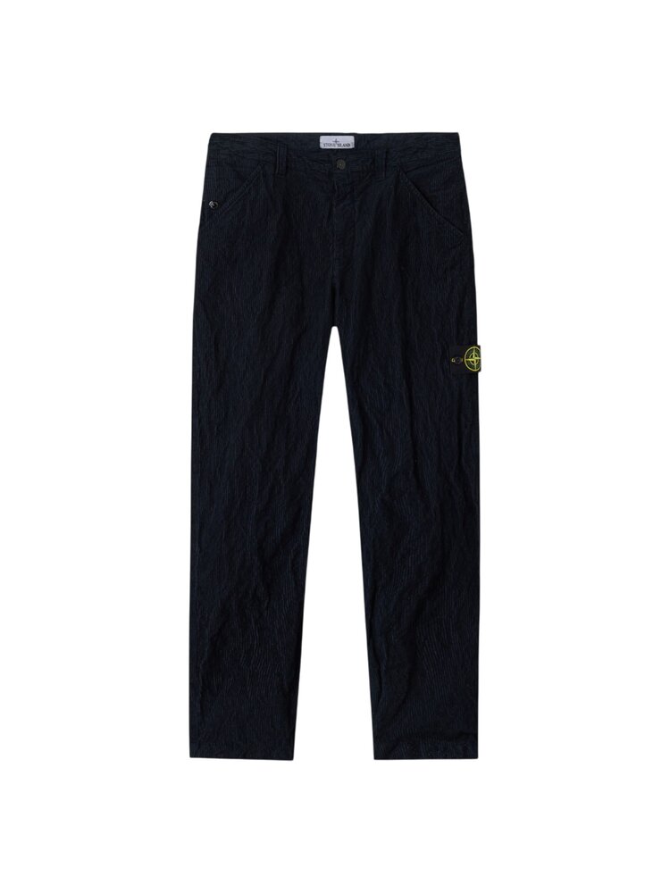 STONE ISLAND WRINKLED CORDUROY 500-TC BROEK NAVY