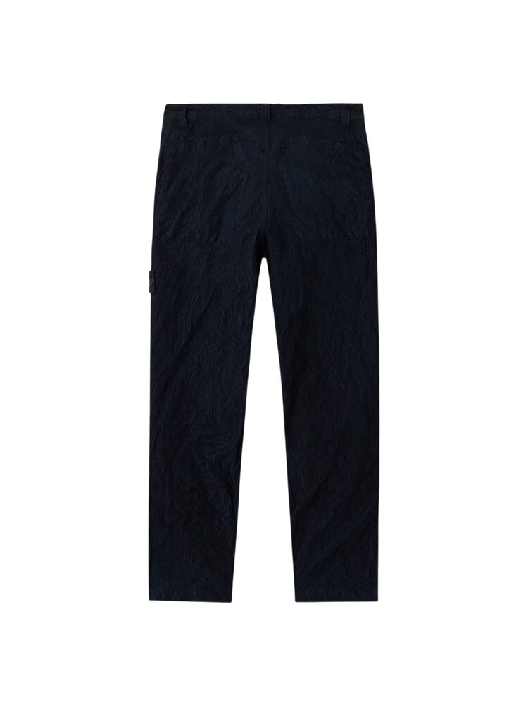 Stone Island STONE ISLAND WRINKLED CORDUROY 500-TC BROEK NAVY