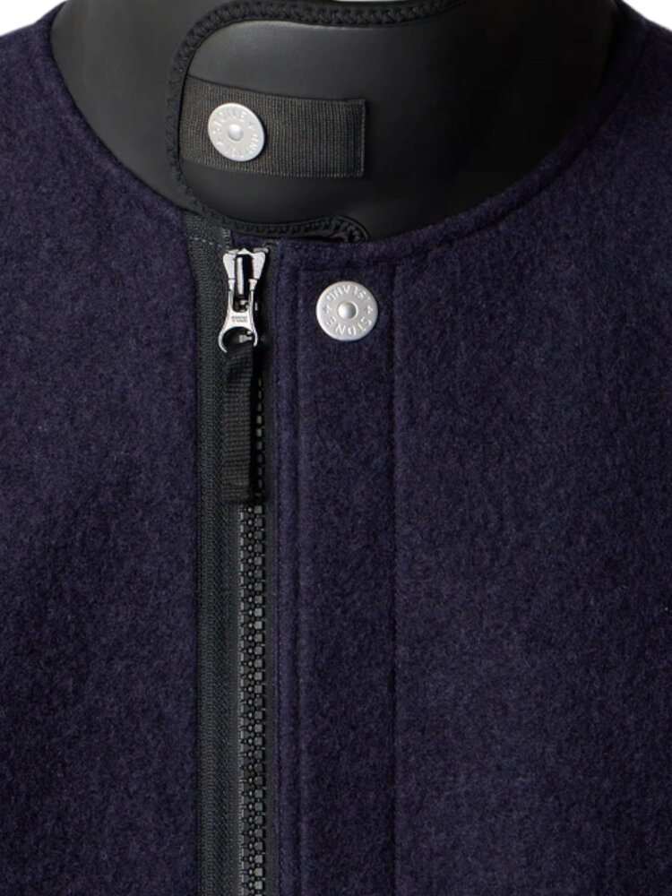 STONE ISLAND MARINA FELTED WOOL POLYESTER JACK MARINE