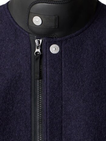 STONE ISLAND MARINA FELTED WOOL POLYESTER JACK MARINE