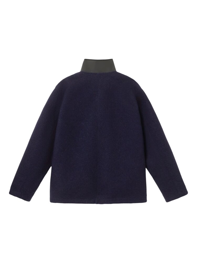 STONE ISLAND MARINA FELTED WOOL POLYESTER JACK MARINE