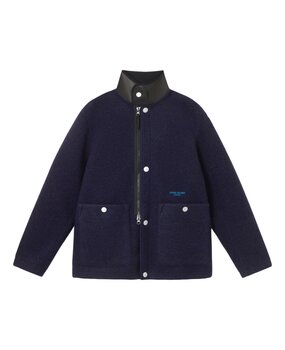 STONE ISLAND MARINA FELTED WOOL POLYESTER JACK MARINE