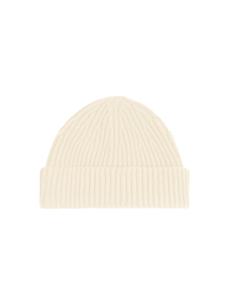 STONE ISLAND FULL RIB RWS WOOL MUTS IVORY