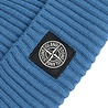 STONE ISLAND FULL RIB RWS WOOL MUTS BLUE ACCIAIO