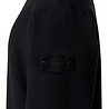 STONE ISLAND GHOST STRETCH COTTON FLEECE SWEATER BLACK