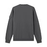 STONE ISLAND GHOST STRETCH COTTON FLEECE SWEATER DARK GREY
