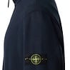 Stone Island STONE ISLAND BRUSHED ORGANIC COTTON FLEECE HALF ZIP SWEATER MARINE
