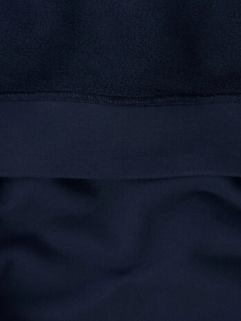 Stone Island STONE ISLAND BRUSHED ORGANIC COTTON FLEECE HALF ZIP SWEATER MARINE