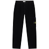STONE ISLAND ORGANIC COTTON CORDUROY 800 BROEK ZWART