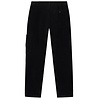 STONE ISLAND ORGANIC COTTON CORDUROY 800 BROEK ZWART