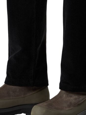 STONE ISLAND ORGANIC COTTON CORDUROY 800 BROEK ZWART