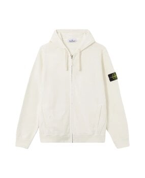 STONE ISLAND BRUSHED ORGANIC COTTON FLEECE VEST IVORY