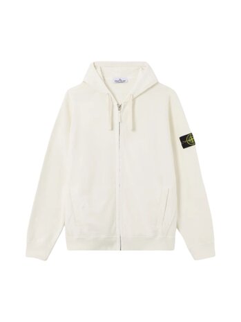 Stone Island STONE ISLAND BRUSHED ORGANIC COTTON FLEECE VEST IVORY