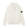 Stone Island STONE ISLAND BRUSHED ORGANIC COTTON FLEECE VEST IVORY