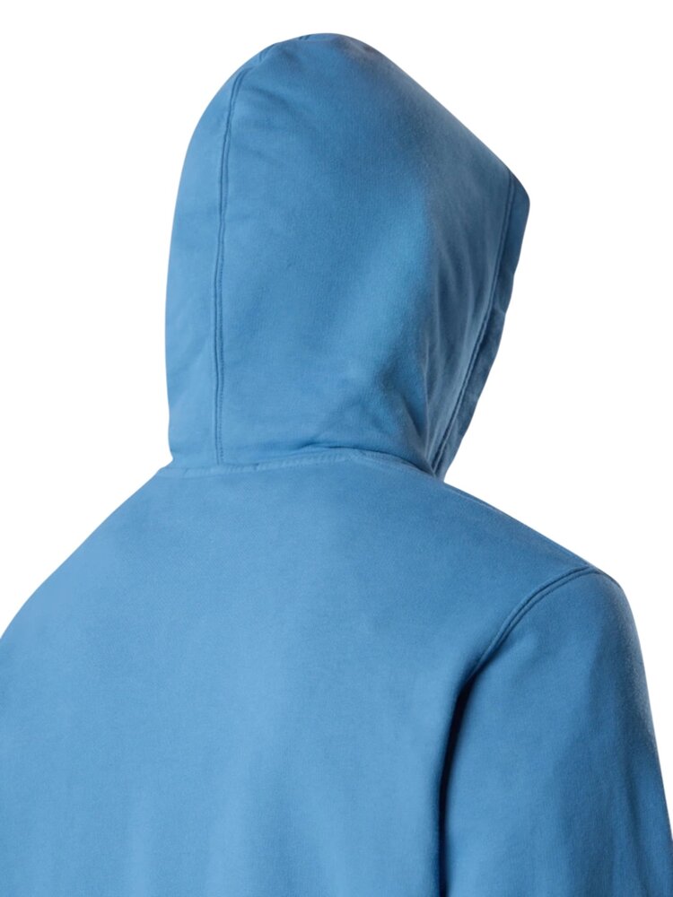 Stone Island STONE ISLAND BRUSHED ORGANIC COTTON FLEECE VEST BLUE ACCIAIO