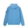 STONE ISLAND BRUSHED ORGANIC COTTON FLEECE VEST BLUE ACCIAIO